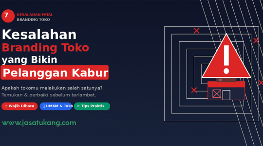 7 kesalahan branding toko umkm